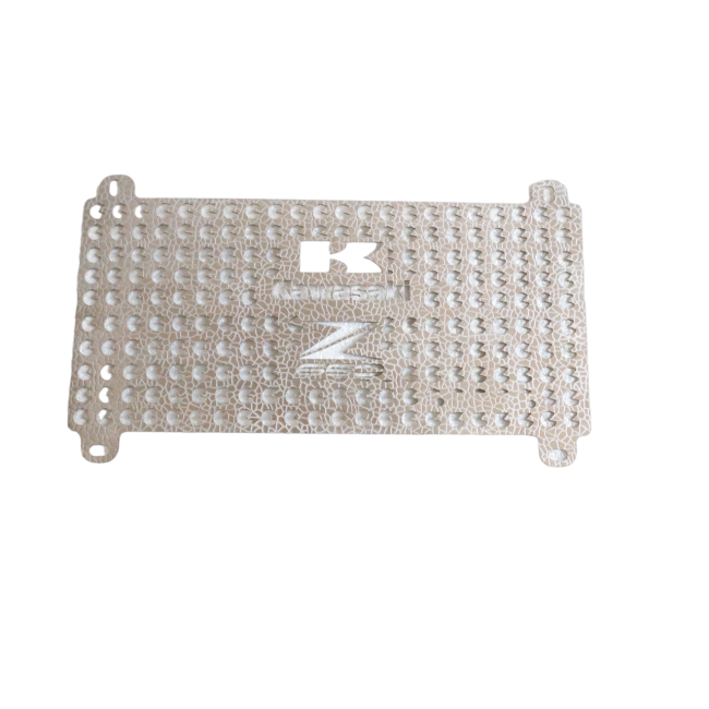 Motocare Kawasaki Z650 radiator guard engine protection grill mesh cooler shield motorcycle accessory black silver