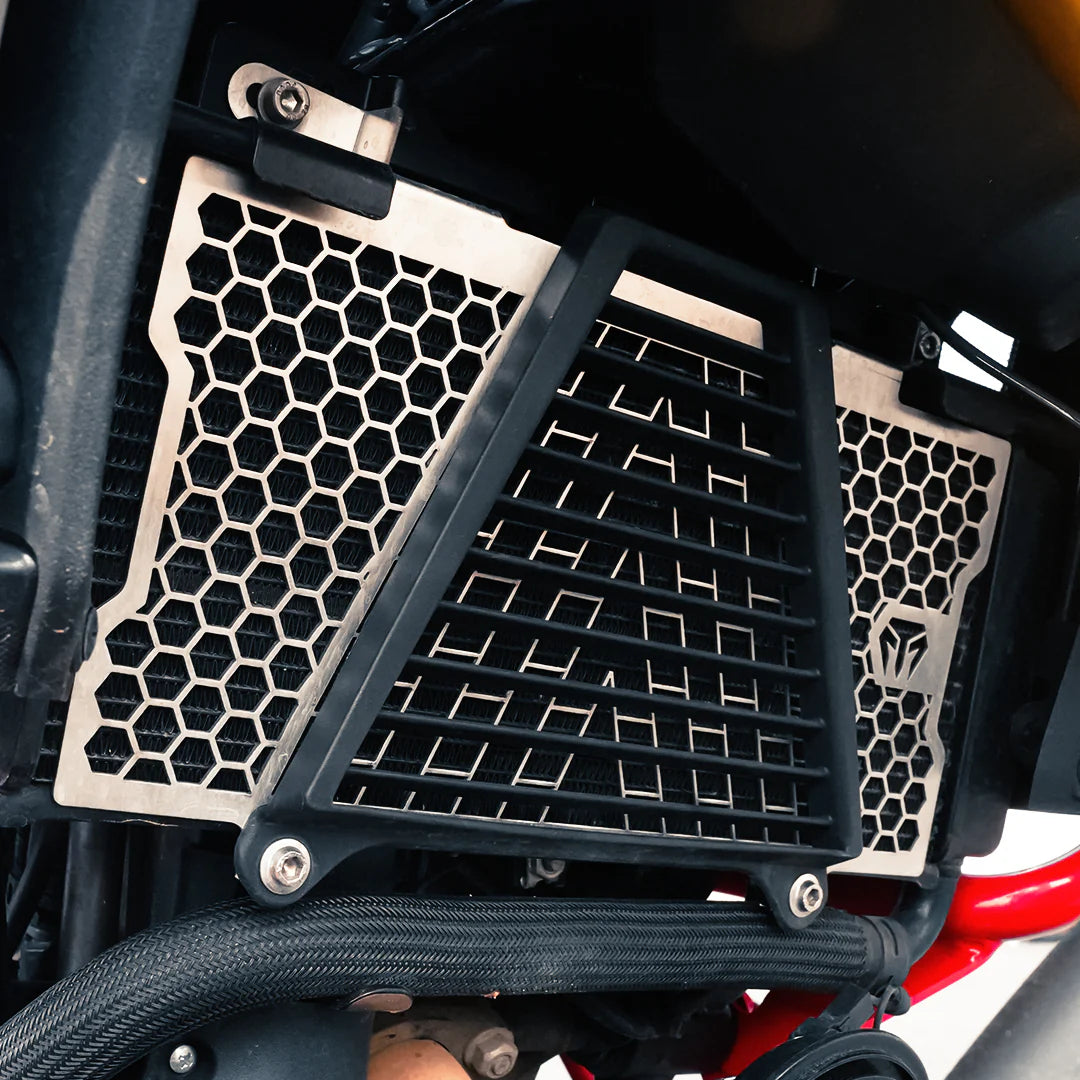 Moto Torque Stainless Steel Radiator Guard for TVS Apache RTX 300