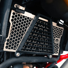 Moto Torque Stainless Steel Radiator Guard for TVS Apache RTX 300