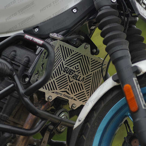 RADIATOR GUARD (SS)FOR GUERRILLA 450 | Moto Torque