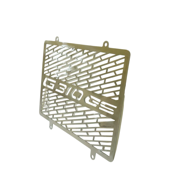 MotoCare Radiator Guard Silver BMW G 310 GS front view