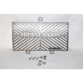 motorcycle radiator protector Himalayan 450 silver