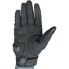 Bison ProGear Raptor motorcycle riding gloves in black and grey

