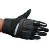 Bison ProGear Raptor motorcycle riding gloves in black and grey

