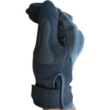Bison ProGear Raptor motorcycle riding gloves in black and grey

