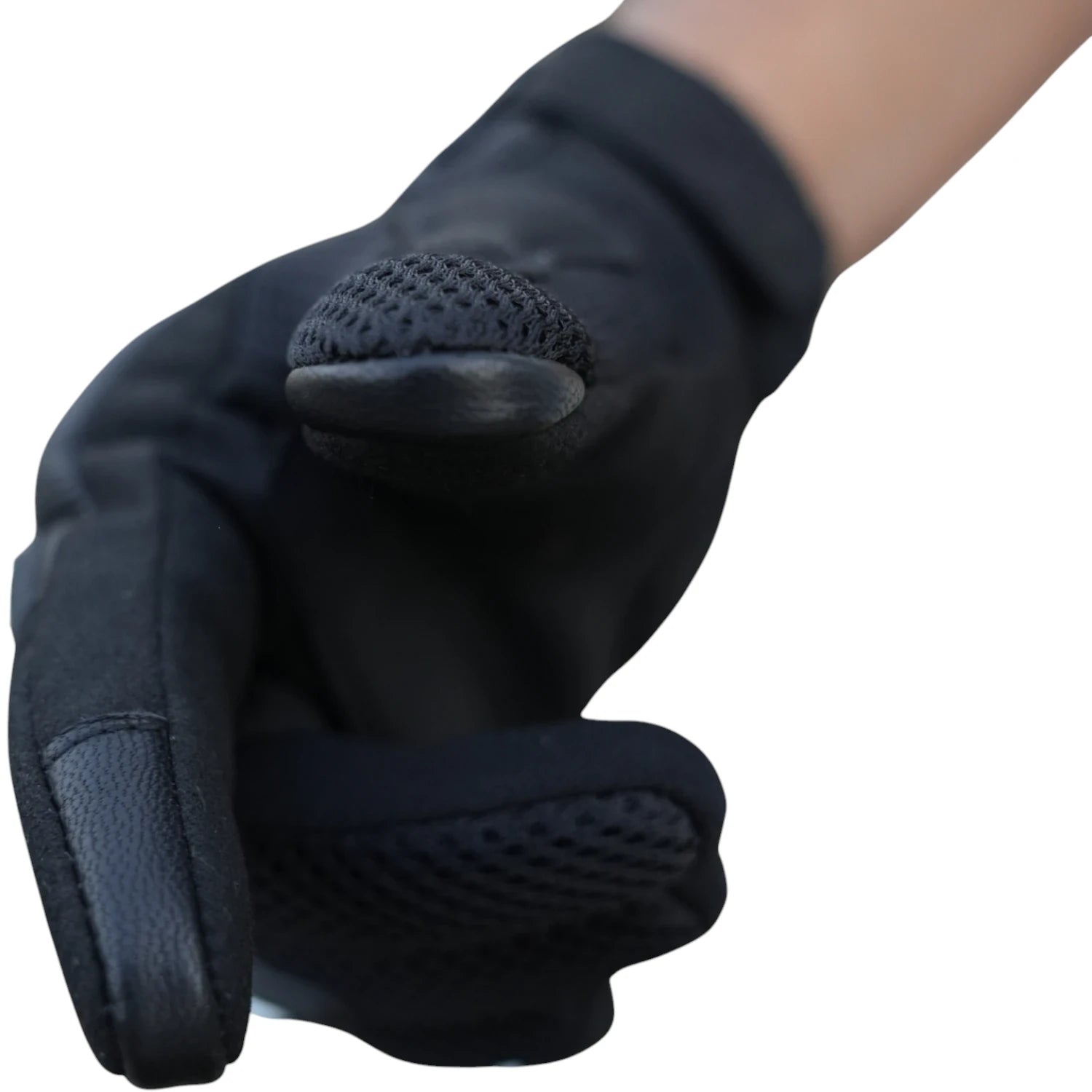 Bison ProGear Raptor motorcycle riding gloves in black and grey

