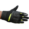 Bison ProGear Raptor black-neon motorcycle riding gloves