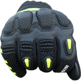 Bison ProGear Raptor black-neon motorcycle riding gloves