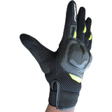 Bison ProGear Raptor black-neon motorcycle riding gloves