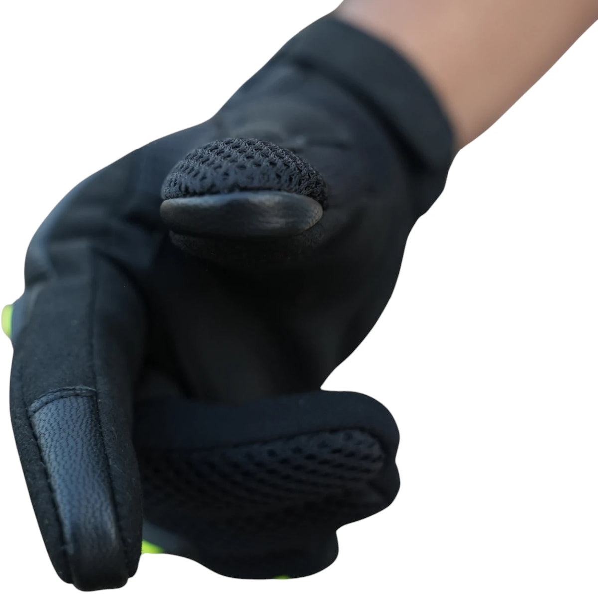 Bison ProGear Raptor black-neon motorcycle riding gloves