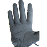 Bison ProGear Raptor motorcycle riding gloves in black and red

