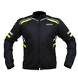 Bison ProGear Raptor V2 riding jacket black hi viz green
