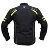 Bison ProGear Raptor V2 riding jacket black hi viz green
