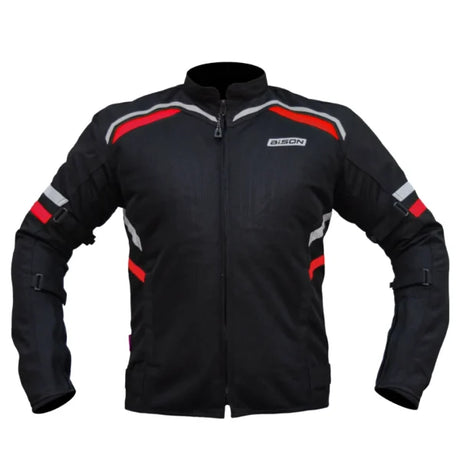 Bison ProGear Raptor V2 riding jacket black red
