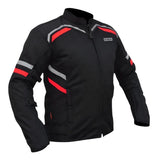Bison ProGear Raptor V2 riding jacket black red
