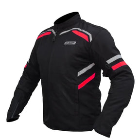 Bison ProGear Raptor V2 riding jacket black red
