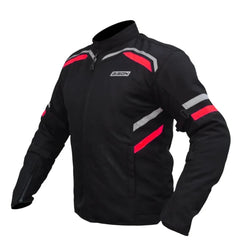 Bison ProGear Raptor V2 riding jacket black red
