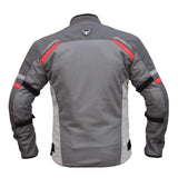 Bison ProGear Raptor V2 riding jacket grey red
