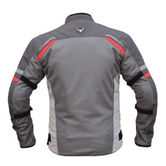 Bison ProGear Raptor V2 riding jacket grey red
