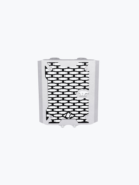 LEGUNDARY Arctos aluminium radiator grill Royal Enfield Bear 650 silver lightweight radiator guard