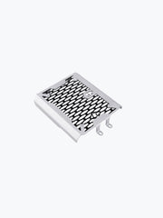 LEGUNDARY Arctos aluminium radiator grill Royal Enfield Bear 650 silver lightweight radiator guard