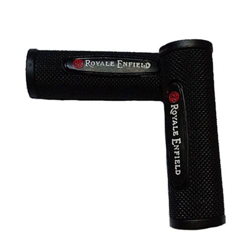 Bike Handle Grip Cover for Royal Enfield (Black & Red)