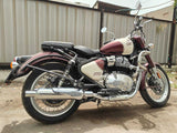 KP Racing Replica Exhaust SS304 Stainless Steel for Royal Enfield Classic 650 with DB Killer Heat Resistant Wool Polished Performance Silencer