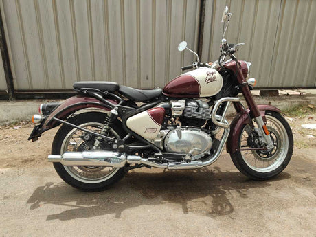 KP Racing Replica Exhaust SS304 Stainless Steel for Royal Enfield Classic 650 with DB Killer Heat Resistant Wool Polished Performance Silencer