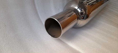 KP Racing Replica Steel Exhaust SS304 High Strength Silencer for Royal Enfield Classic 350 Reborn OEM Style Performance Exhaust Lifetime Rust Warranty