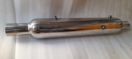 KP Racing Replica Steel Exhaust SS304 High Strength Silencer for Royal Enfield Classic 350 Reborn OEM Style Performance Exhaust Lifetime Rust Warranty