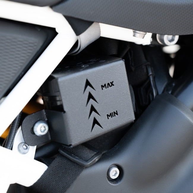 MotoCare CNC reservoir oil cap for TVS Apache RTX 300 brake fluid master cylinder cover premium aluminum