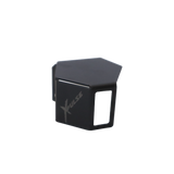 MotoCare CNC reservoir oil cap installed on Hero Xpulse motorcycle brake fluid tank for premium styling and secure sealing
