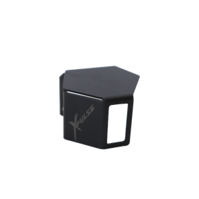 MotoCare CNC reservoir oil cap installed on Hero Xpulse motorcycle brake fluid tank for premium styling and secure sealing