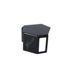 MotoCare CNC reservoir oil cap installed on Hero Xpulse motorcycle brake fluid tank for premium styling and secure sealing