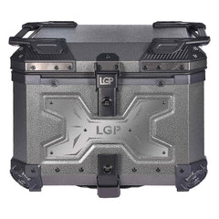 LGP 45L gray wrinkle motorcycle top box