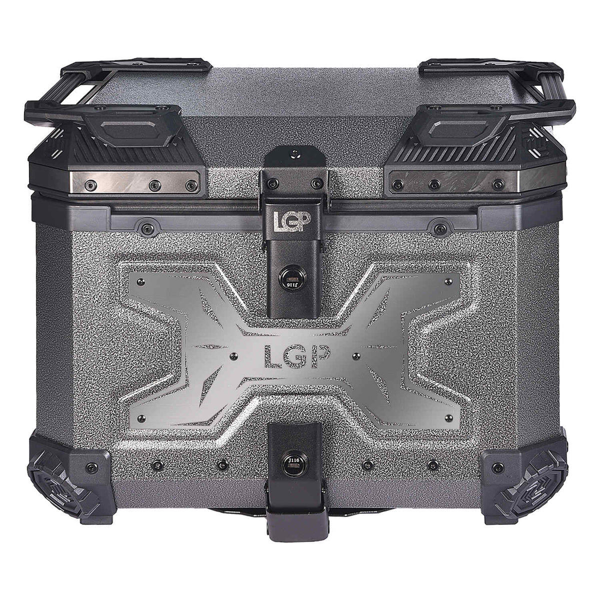 LGP 45L gray wrinkle motorcycle top box