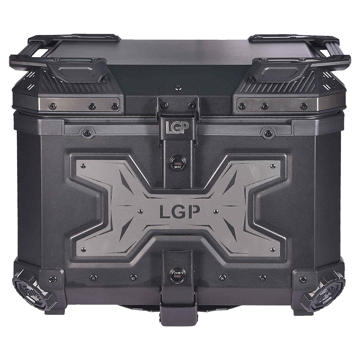 LGP 45L black grey motorcycle top box