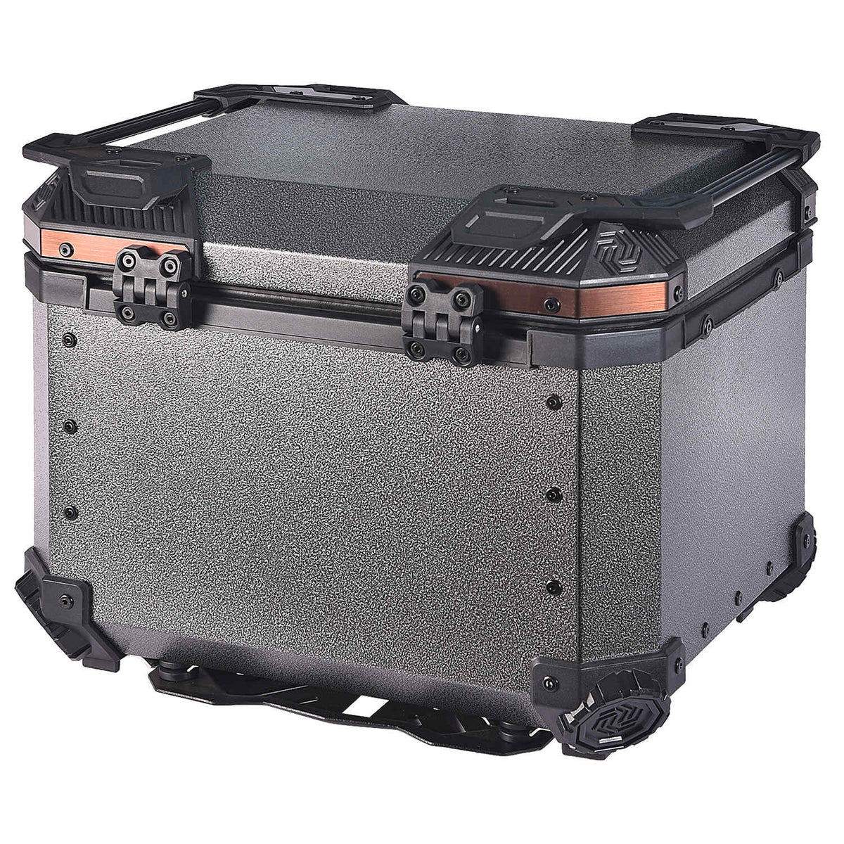 LGP 45L gray wrinkle copper motorcycle top box