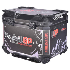 LGP 45L motorcycle top box with logo