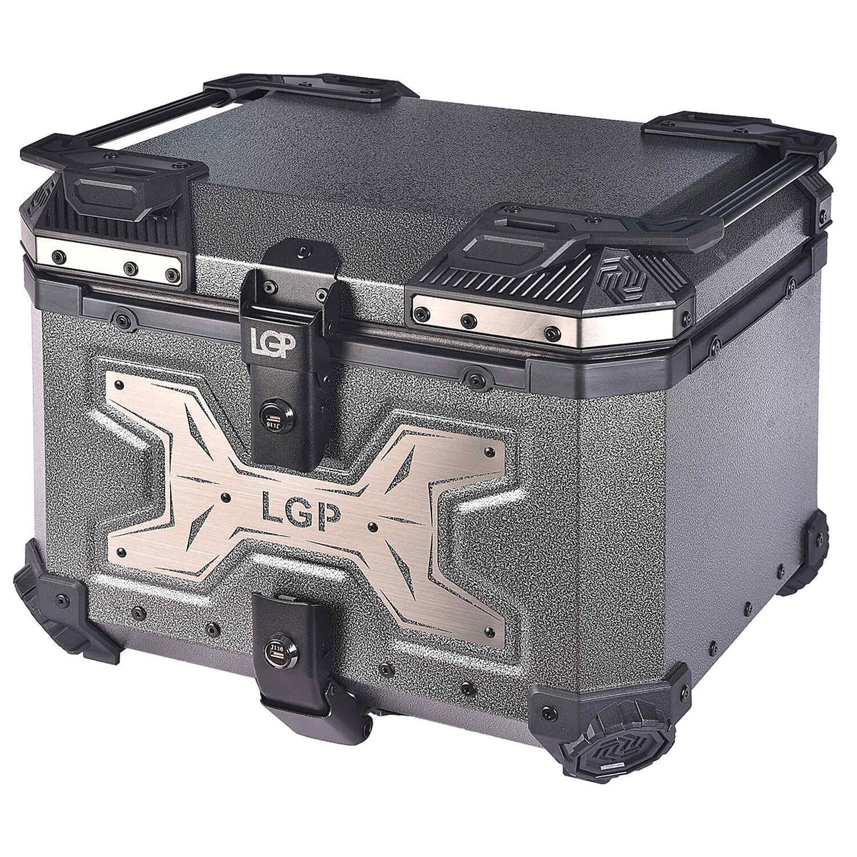 LGP 45L gray wrinkle motorcycle top box