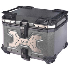 LGP 45L gray wrinkle motorcycle top box