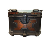 LGP 45L black copper motorcycle top box