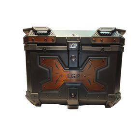 LGP 45L black copper motorcycle top box