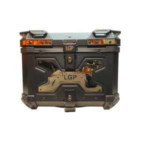 LGP 45L black gold motorcycle top box