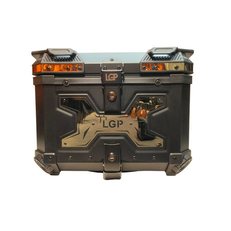 LGP 45L black gold motorcycle top box