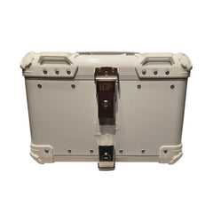 LGP 45L white motorcycle top box round corner