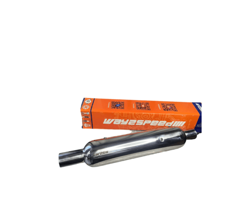 Way2Speed Shooter Performance Exhaust (Gloss Finish) for Royal Enfield Classic 350 / Reborn 350 – Enhanced Throttle & Deep Bass Sound