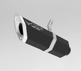 Barrel Rogue slip-on exhaust for Aprilia SR 160 and SXR 160 stainless steel performance scooter exhaust
