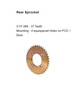 Rolon Brass Chain and Sprocket Kit for Yamaha RX135 RXG Old Model 15T 37T