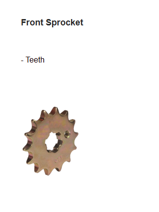 Brass Chain and Sprocket Kit for Yamaha R15 V3 KIT NMRC F326